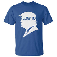 Low IQ Political Silhouette Profile Humor T Shirt Satirical Politics Subtle Hate