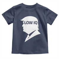 Low IQ Political Silhouette Profile Humor Toddler T Shirt Satirical Politics Subtle Hate