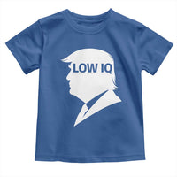 Low IQ Political Silhouette Profile Humor Toddler T Shirt Satirical Politics Subtle Hate