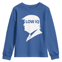 Low IQ Political Silhouette Profile Humor Youth Sweatshirt Satirical Politics Subtle Hate