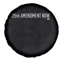 25th Amendment Now Minimalist Typography Graphic Spare Tire Cover Political Satire Patriotic American Flag