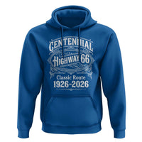 America Highway 66 Centennial 1926-2026 Classic Route Hoodie Vintage The Mother Road Victorian Filigree Graphic