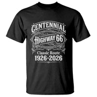 America Highway 66 Centennial 1926-2026 Classic Route T Shirt Vintage The Mother Road Victorian Filigree Graphic
