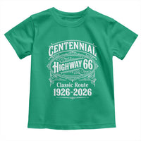 America Highway 66 Centennial 1926-2026 Classic Route Toddler T Shirt Vintage The Mother Road Victorian Filigree Graphic