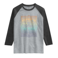 America Highway 66 100 Years Centennial 1926-2026 Raglan Shirt Retro Desert Horizon The Mother Road Colorful Graphic