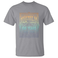 America Highway 66 100 Years Centennial 1926-2026 T Shirt Retro Desert Horizon The Mother Road Colorful Graphic