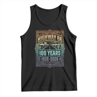 America Highway 66 100 Years Centennial 1926-2026 Tank Top Retro Desert Horizon The Mother Road Colorful Graphic