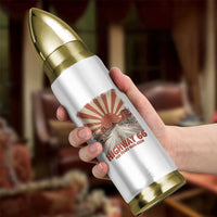 Highway 66 Main Street of America Sunset Horizon Bullet Tumbler Centennial 1926-2026 Retro Desert Sunburst Graphic