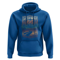 Highway 66 100 Years of the Mother Road Hoodie Centennial 1926-2026 Desert Oasis Retro Rainbow Graphic