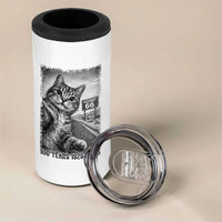 Funny Road Trip Cat Selfie with Highway 66 4 in 1 Can Cooler Tumbler Centennial 1926-2026 Historic Highway Humor