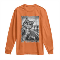 Funny Road Trip Cat Selfie with Highway 66 Long Sleeve Shirt Centennial 1926-2026 Historic Highway Humor