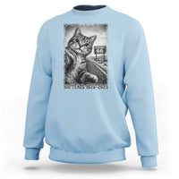 Funny Road Trip Cat Selfie with Highway 66 Sweatshirt Centennial 1926-2026 Historic Highway Humor