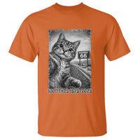 Funny Road Trip Cat Selfie with Highway 66 T Shirt Centennial 1926-2026 Historic Highway Humor