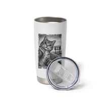 Funny Road Trip Cat Selfie with Highway 66 Tumbler Cup Centennial 1926-2026 Historic Highway Humor
