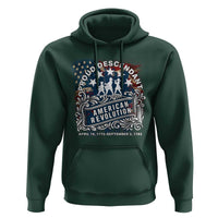 Proud Descendant American Revolution Hoodie 1775 to 1783 Patriotic Heritage - Wonder Print Shop