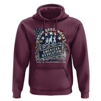 Proud Descendant American Revolution Hoodie 1775 to 1783 Patriotic Heritage - Wonder Print Shop