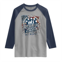 Proud Descendant American Revolution Raglan Shirt 1775 to 1783 Patriotic Heritage - Wonder Print Shop