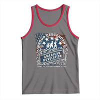 Proud Descendant American Revolution Tank Top 1775 to 1783 Patriotic Heritage - Wonder Print Shop