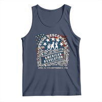 Proud Descendant American Revolution Tank Top 1775 to 1783 Patriotic Heritage - Wonder Print Shop