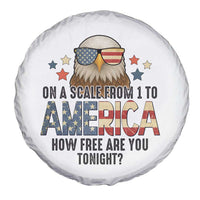 Patriotic Bald Eagle Spare Tire Cover How Free Are You Tonight 4th of July