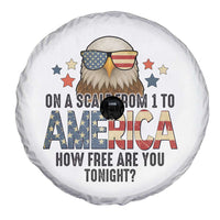 Patriotic Bald Eagle Spare Tire Cover How Free Are You Tonight 4th of July