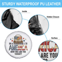 Patriotic Bald Eagle Spare Tire Cover How Free Are You Tonight 4th of July