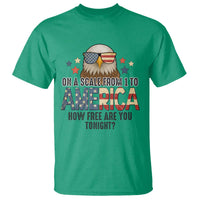 Patriotic Bald Eagle T Shirt How Free Are You Tonight 4th of July