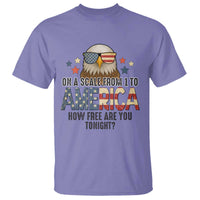 Patriotic Bald Eagle T Shirt How Free Are You Tonight 4th of July