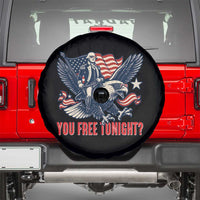 George Washington Rides Bald Eagle Spare Tire Cover You Free Tonight Patriotic 4th of July