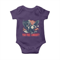 George Washington Rides Bald Eagle Baby Onesie You Free Tonight Patriotic 4th of July