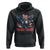 George Washington Rides Bald Eagle Hoodie You Free Tonight Patriotic 4th of July