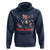 George Washington Rides Bald Eagle Hoodie You Free Tonight Patriotic 4th of July