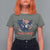 George Washington Rides Bald Eagle T Shirt For Women You Free Tonight Patriotic 4th of July