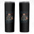 Funny Raccoon Patriotic Skinny Tumbler Feral But Free 4th Of July American Flag