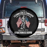 Battle of Lexington and Concord Spare Tire Cover American Revolution April 19 1775 Patriotic