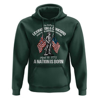 Battle of Lexington and Concord Hoodie American Revolution April 19 1775 Patriotic