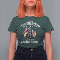 Battle of Lexington and Concord T Shirt For Women American Revolution April 19 1775 Patriotic