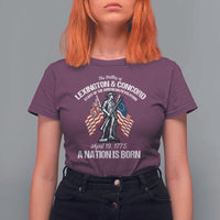 Battle of Lexington and Concord T Shirt For Women American Revolution April 19 1775 Patriotic
