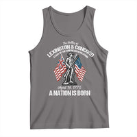 Battle of Lexington and Concord Tank Top American Revolution April 19 1775 Patriotic