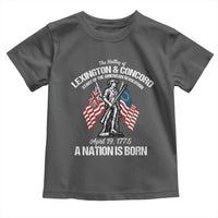 Battle of Lexington and Concord Toddler T Shirt American Revolution April 19 1775 Patriotic