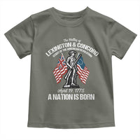 Battle of Lexington and Concord Toddler T Shirt American Revolution April 19 1775 Patriotic