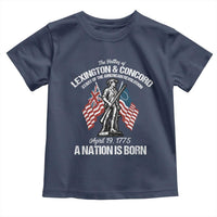 Battle of Lexington and Concord Toddler T Shirt American Revolution April 19 1775 Patriotic