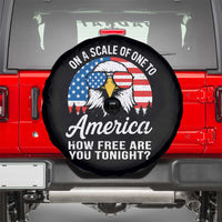 Patriotic Bald Eagle Spare Tire Cover On A Scale Of One To America How Free Are You Tonight