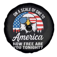 Patriotic Bald Eagle Spare Tire Cover On A Scale Of One To America How Free Are You Tonight