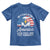Patriotic Bald Eagle Toddler T Shirt On A Scale Of One To America How Free Are You Tonight
