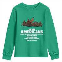 We Are Americans Funny Patriotic Youth Sweatshirt Revolutionary War