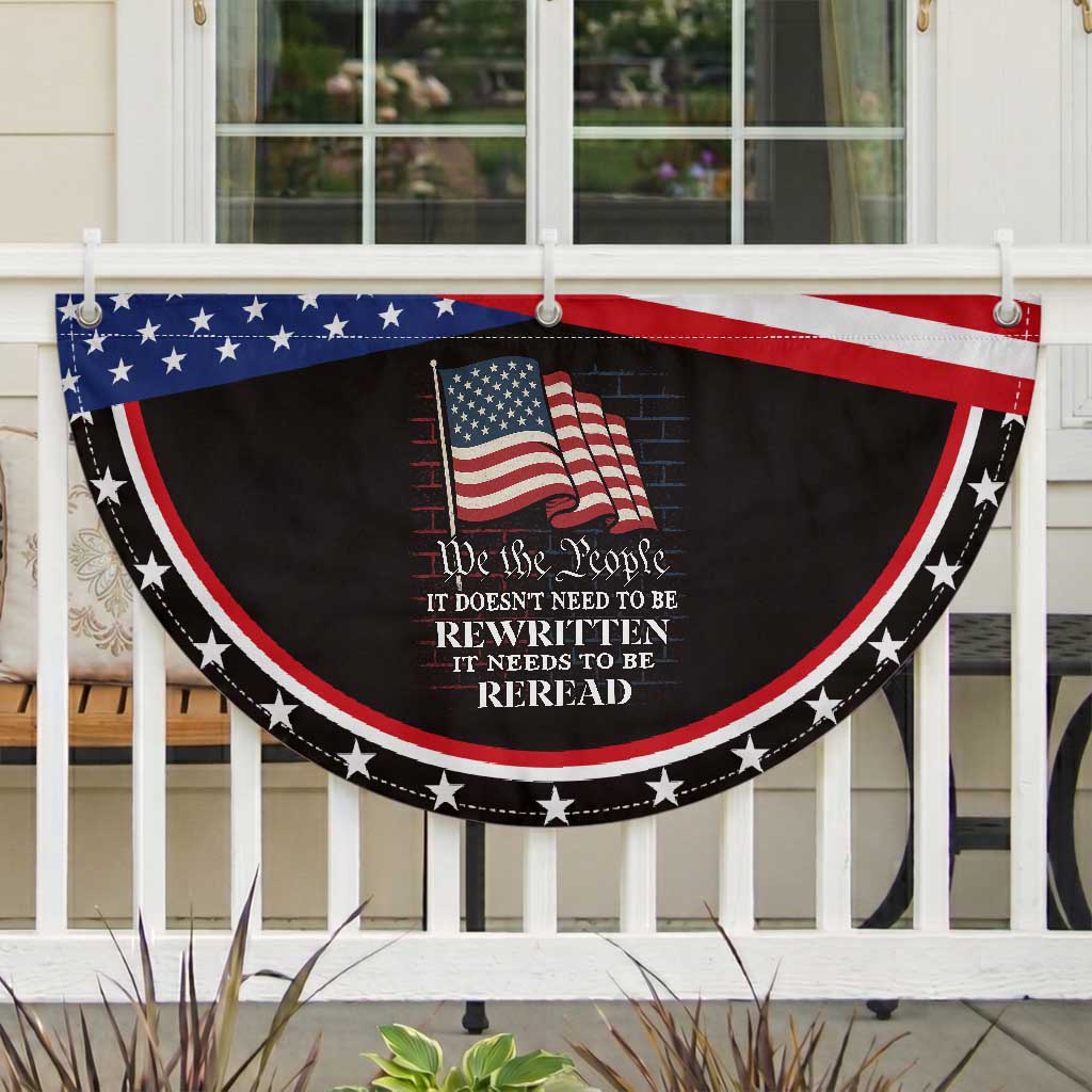 We the People US Flag Patriotic Fan Flag It Needs To Be Reread US Constitution