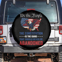 We the People Patriotic Eagle Spare Tire Cover Defend the Constitution American Flag