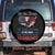 We the People Patriotic Eagle Spare Tire Cover Defend the Constitution American Flag