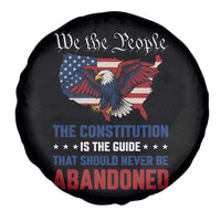 We the People Patriotic Eagle Spare Tire Cover Defend the Constitution American Flag